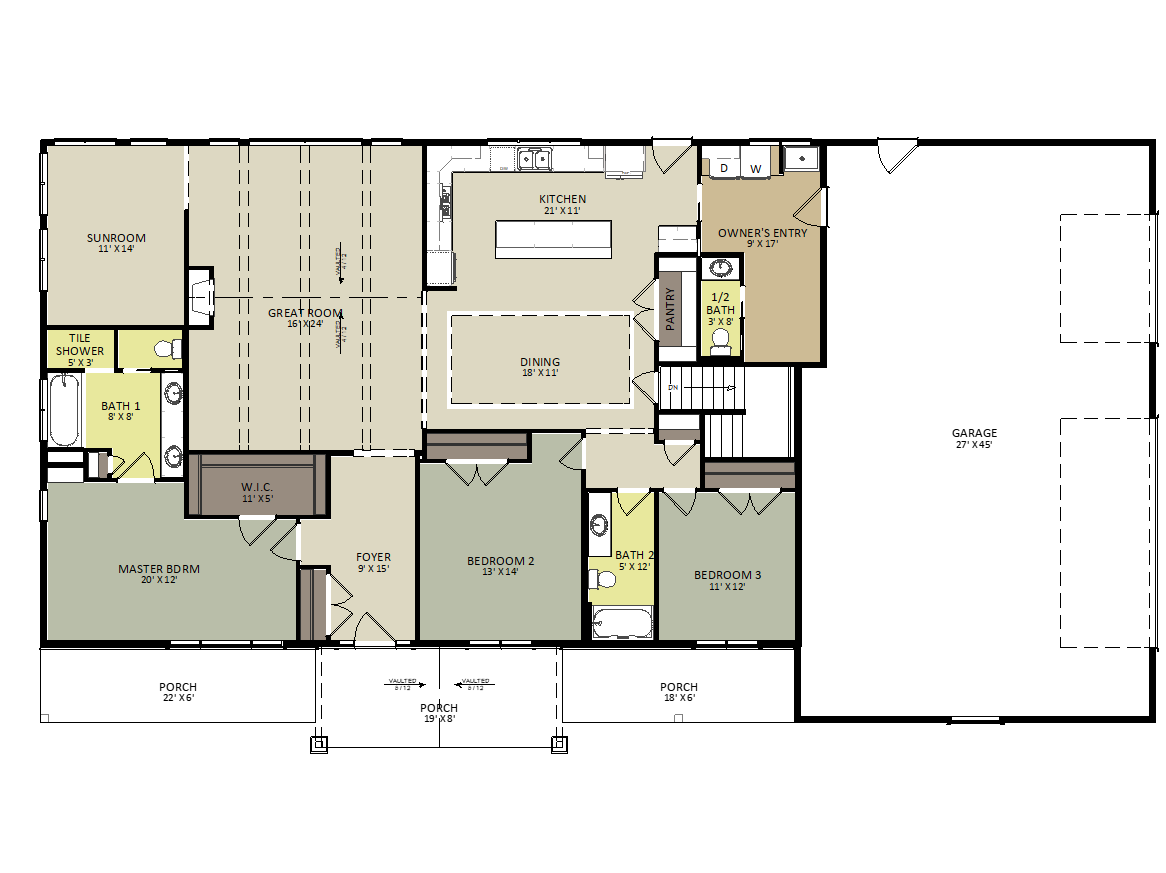 Vernon First Floor Floor Plan